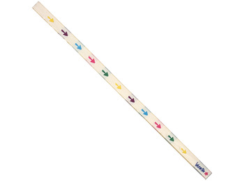 Pulseira de Tecido Flechas Coloridas 52 Branco
