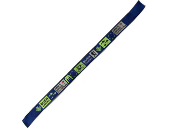 Pulseira de tecido multisímbolo Camino de Santiago 06 Azul