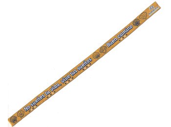 Pulseira de tecido Não sonhe sua vida, viva seus sonhos amarelo 204