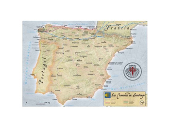Quebra-cabeça magnético Los Caminos de Santiago 100 peças