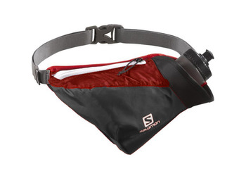 Salomon Hydro 45 Bolsa de cintura compacta preta / vermelha
