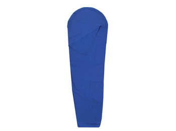 Bolsa Lençol Frendo Múmia Toque de Seda Azul