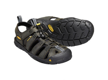 Sandalia Keen Clearwater CNX Couro Verde