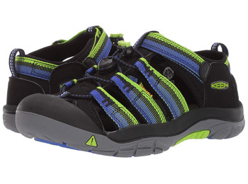 Keen Newport H2 todas as sandálias preto / azul / verde