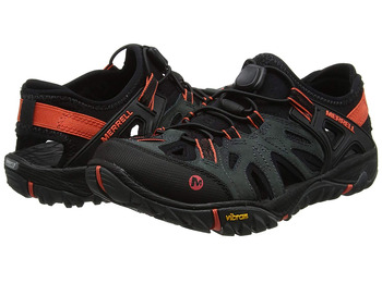 Sandalia Merrell All Out Blaze Sieve W Verde / Negro / Coral