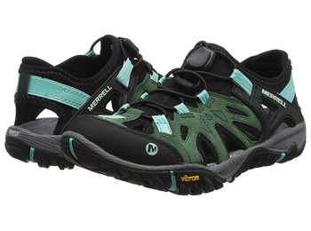 Sandalia Merrell All Out Blaze Sieve W Verde / Turquesa