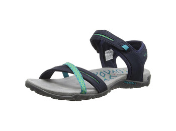 Sandalia Merrell Terran Cross II Marino / Turquesa