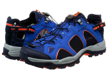 Salomon Techamphibian 3 Sandálias Azul / Laranja