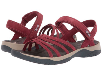Sandália de couro Teva Elzada Garnet