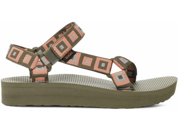 Sandália Teva Midform Universal W Verde/Coral