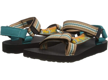Sandália Teva Original Universal W Marrom / Turquesa