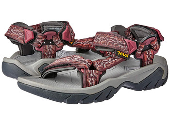 Sandalia Teva Terra Fi 5 W Garnet / Coral