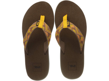 Sandália Teva Voya W Flip Amarelo / Marrom
