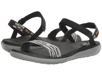 Sandalia Teva W Terra Float Nova Preto / Cinza