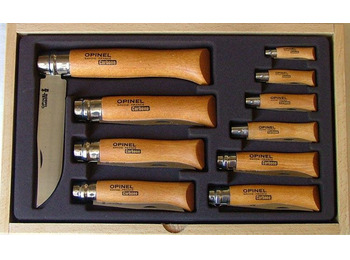 Opinel Tradition Carbon Set 10 lâminas