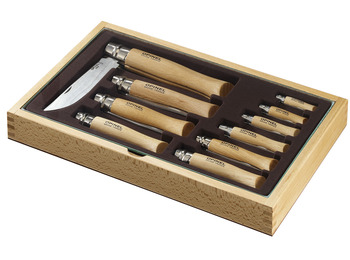 Conjunto de 10 lâminas Opinel Tradition Inox