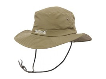 Chapéu de caminhada Regatta Khaki verde