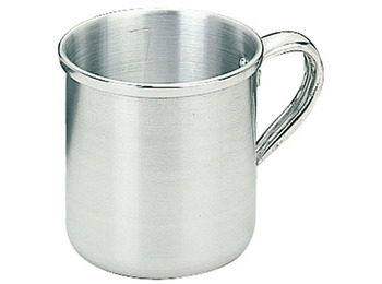 Caneca de aço inoxidável 11 cm.