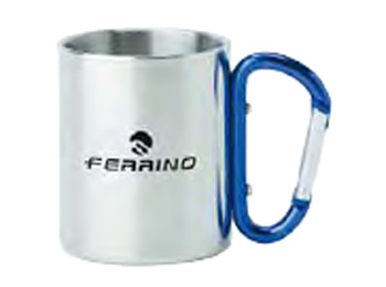 Caneca Ferrino Inox com mosquetão na alça