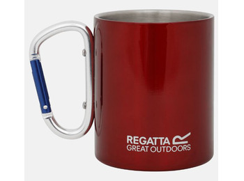 Caneca Regatta com Mosquetão, Aço Vermelho