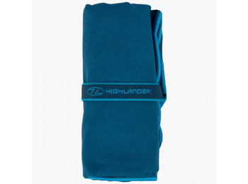 Toalha de viagem em microfibra Highlander L azul