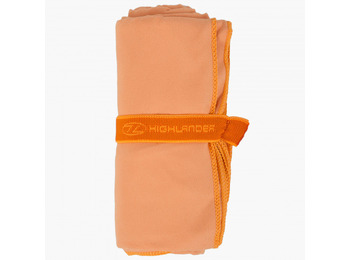 Toalha de viagem em microfibra Highlander M laranja