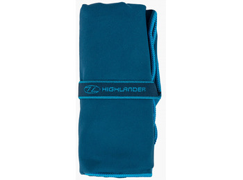 Toalha de viagem de microfibra Highlander XL azul