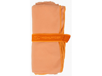 Toalha de viagem de microfibra Highlander XL laranja