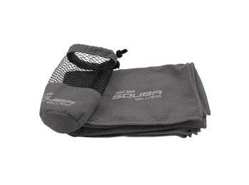 Toalha de microfibra Squba 1,30 x 80 cinza