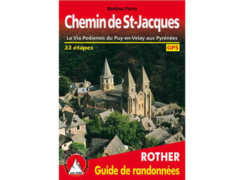 A Via Podiensis de Puy-en-Velay aos Pirineus- Rother Chemin de