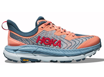 Sapato Hoka Mafate Speed 4 W Cinza/Rosa