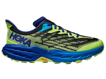 Sapato Hoka Speedgoat 5 Azul/Limão