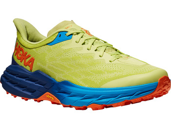 Tênis Hoka Speedgoat 5 Limão/Marinha