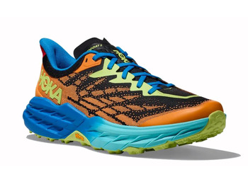 Sapato Hoka Speedgoat 5 laranja/preto/azul