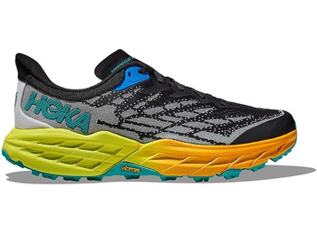 Sapato Hoka Speedgoat 5 preto/cinza/verde