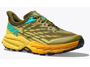 Sapato Hoka Speedgoat 5 verde/limão