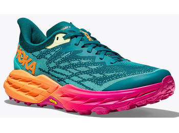 Sapato Hoka Speedgoat 5 W água-marinha/fúcsia