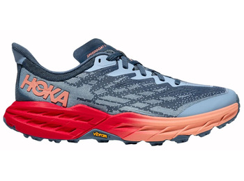 Sapato Hoka Speedgoat 5 W Aço Cinza/Coral