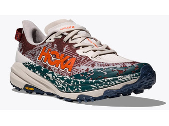 Sapato Hoka Speedgoat 6 Marrom/Branco/Petróleo