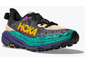 Sapato Hoka Speedgoat 6 cinza/verde/roxo