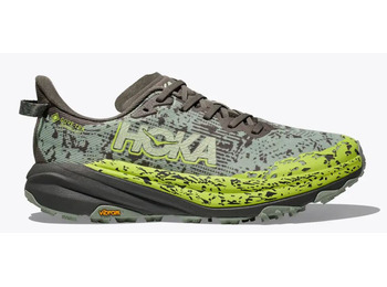 Sapato Hoka Speedgoat 6 GTX cinza/verde