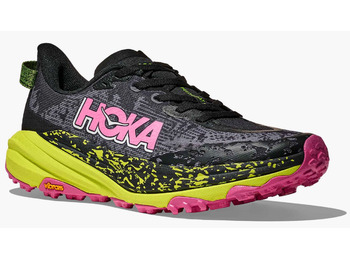 Tênis Hoka Speedgoat 6 W Preto/Neon