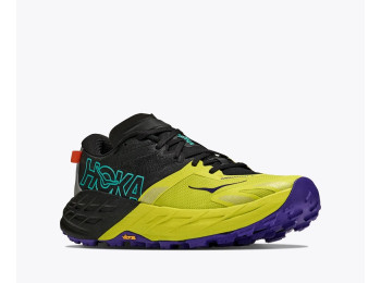 Zapatilla Hoka Speedgoat 7 Negro/Limón