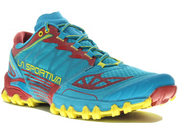Sapatos La Sportiva Bushido Azul / Vermelho / Amarelo