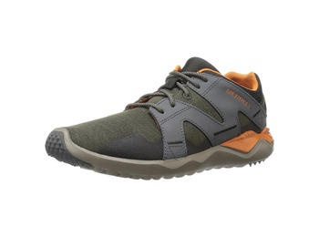 Merrell 1SIX8 Lace tênis Kaki / Gray / Orange