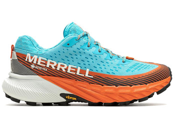 Sapato Merrell Agility Peak 5 GTX W azul/laranja