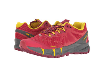 Merrell Agility Peak Flex W fúcsia / sapato amarelo