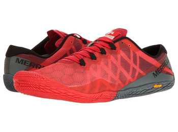 Merrell Vapor Glove 3 Shoes Vermelho / Cinza