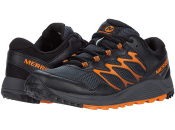 Merrell Wildwood GTX sapato preto / laranja