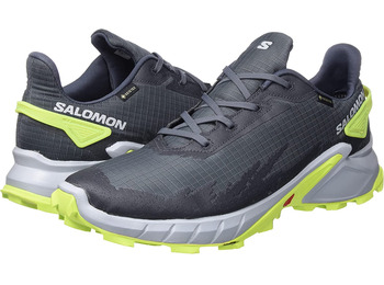 Sapato Salomon Alphacross 4 GTX cinza/limão